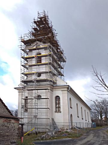 Opravy věže 2021